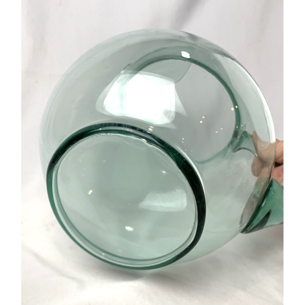 Mexican Green Glass Pitcher Rare Large Vintage Margarita - Picture 5 of 7